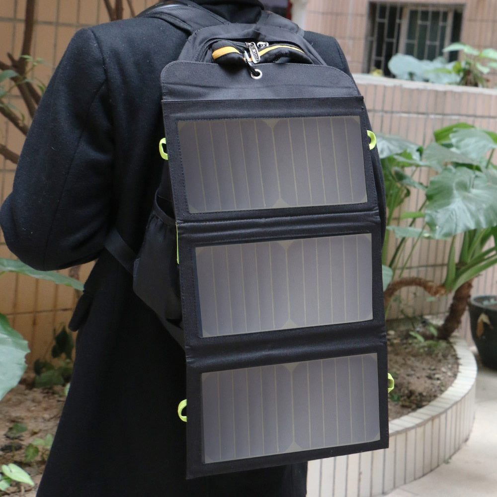 21W Solar Charger Panel - EV Nouv 