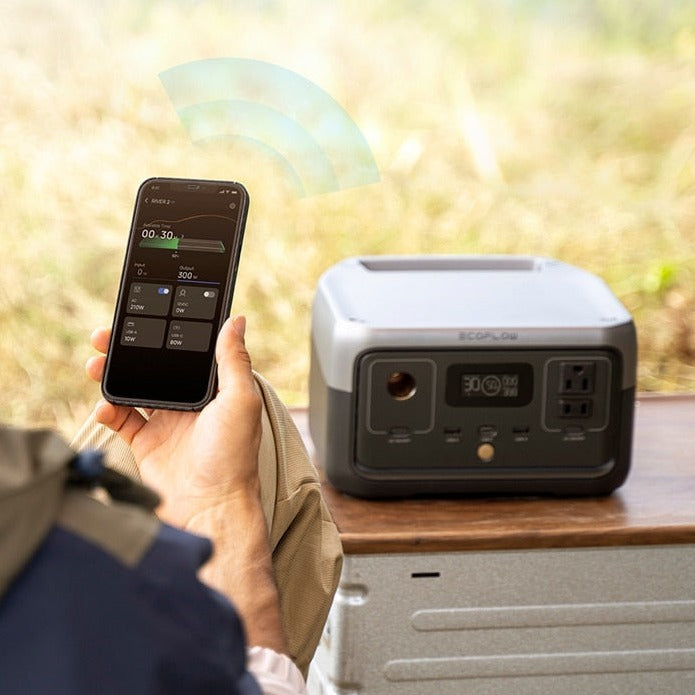 Powerstation with 100W Solar Panel - EV Nouv 
