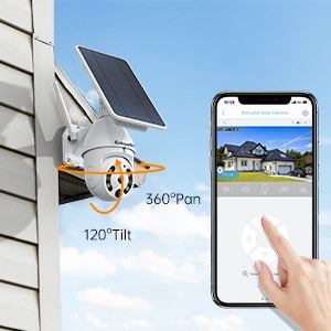 Solar Powered Security Camera - EV Nouv 